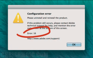 Error 16 no macOS
